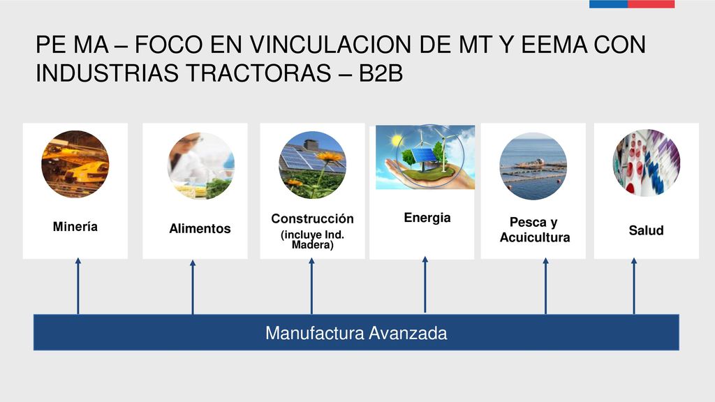 PE MA – FOCO EN VINCULACION DE MT Y EEMA CON INDUSTRIAS TRACTORAS – B2B