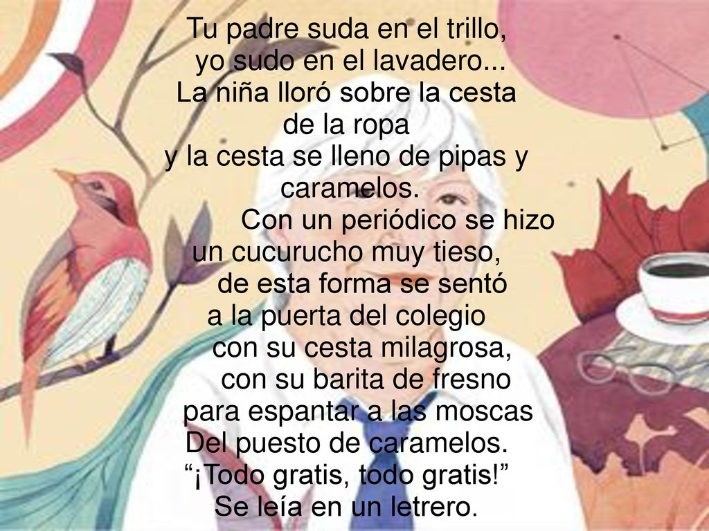 Tu padre suda en el trillo, yo sudo en el lavadero...