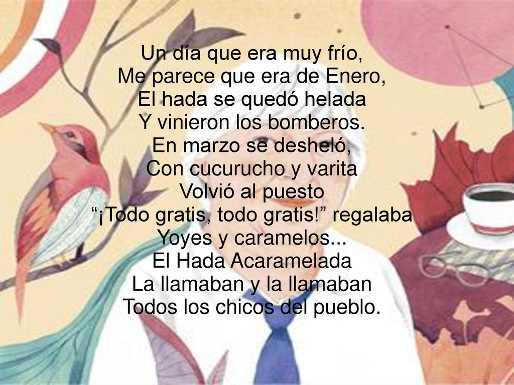 Me parece que era de Enero, El hada se quedó helada