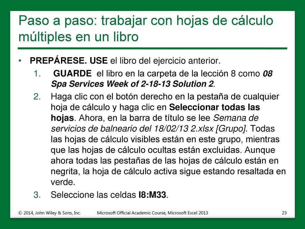 Paso a paso: trabajar con hojas de cálculo múltiples en un libro
