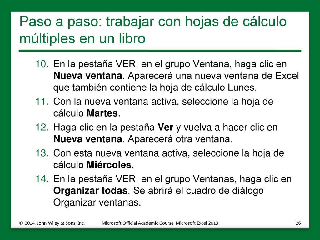 Paso a paso: trabajar con hojas de cálculo múltiples en un libro