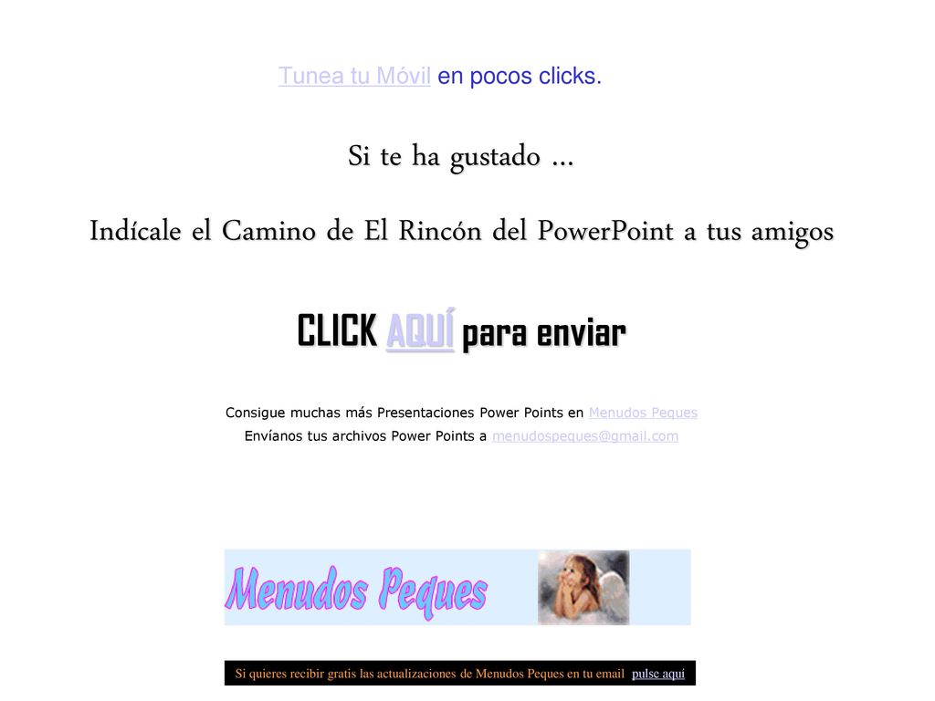 Indícale el Camino de El Rincón del PowerPoint a tus amigos