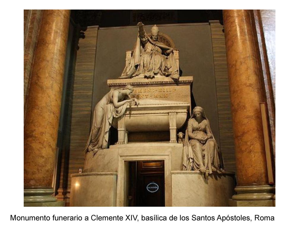 Monumento funerario a Clemente XIV, basílica de los Santos Apóstoles, Roma