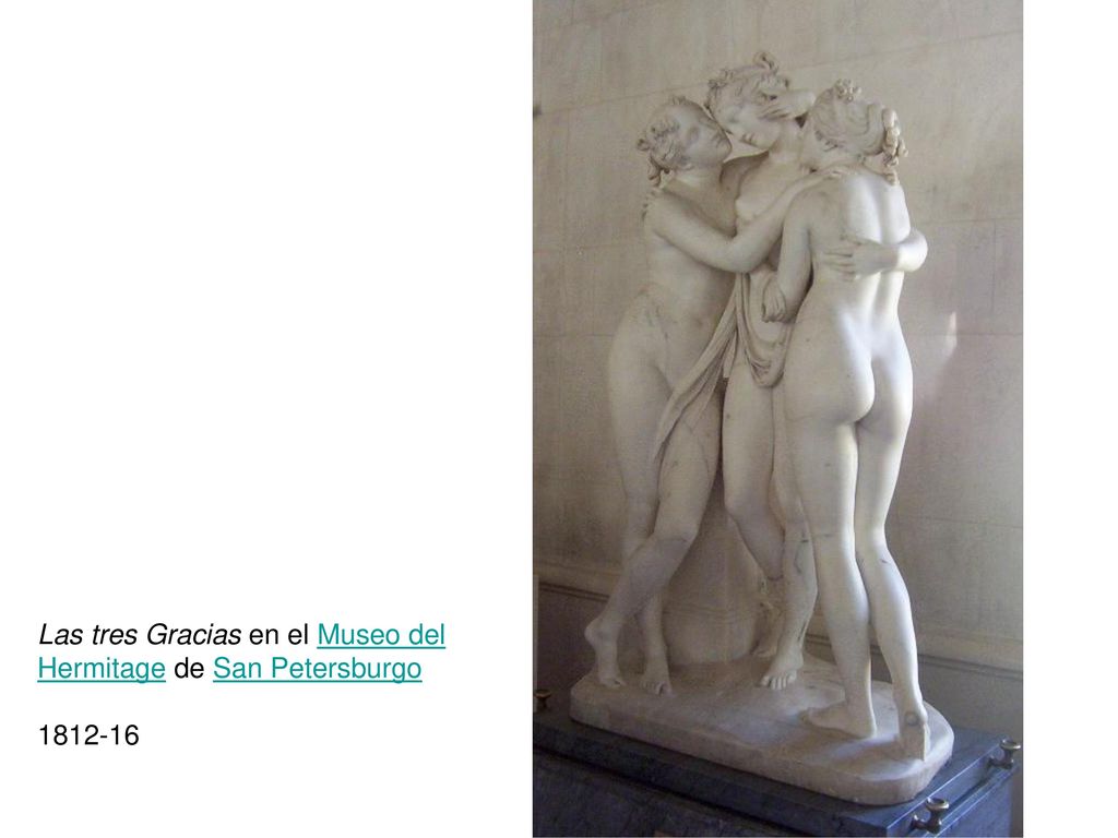 Las tres Gracias en el Museo del Hermitage de San Petersburgo