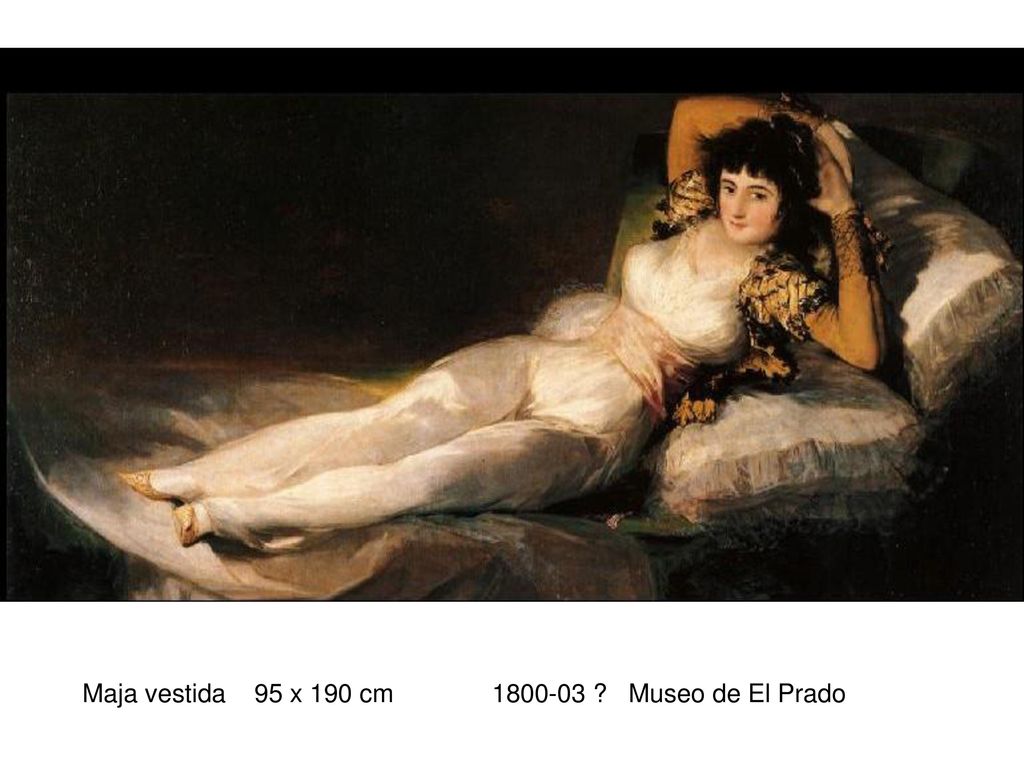 Maja vestida 95 x 190 cm Museo de El Prado