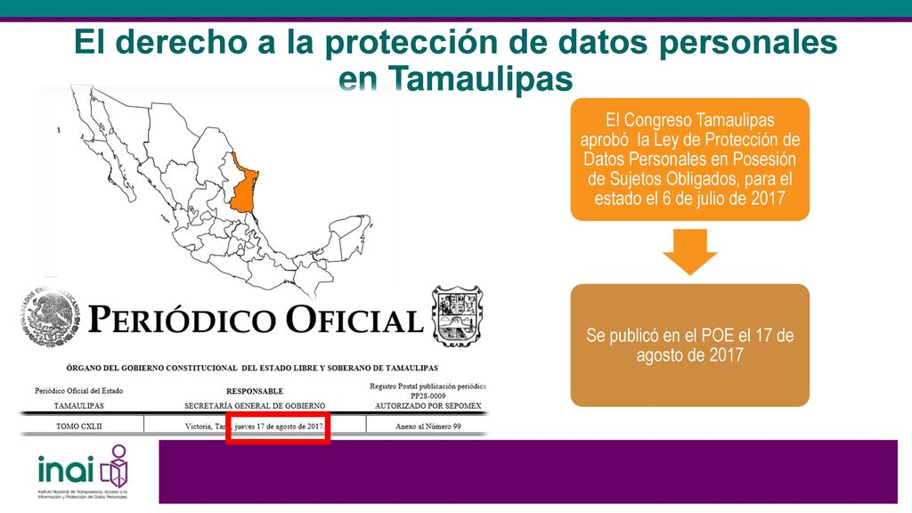 El derecho a la protección de datos personales en Tamaulipas