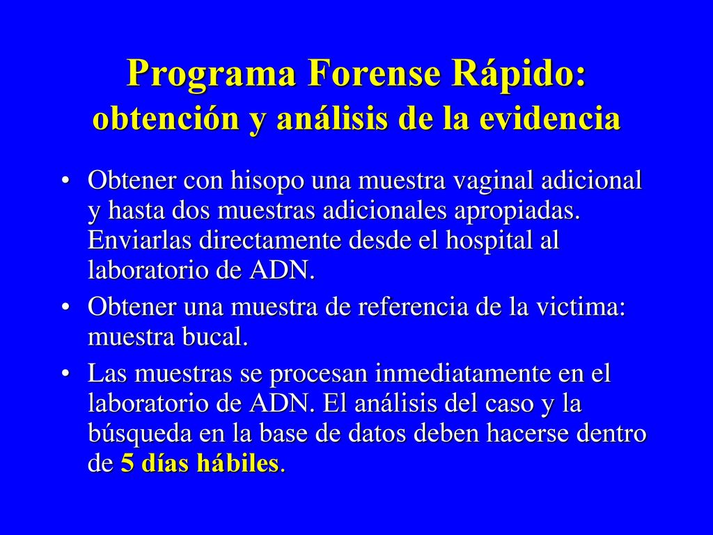 Programa Forense Rápido: obtención y análisis de la evidencia