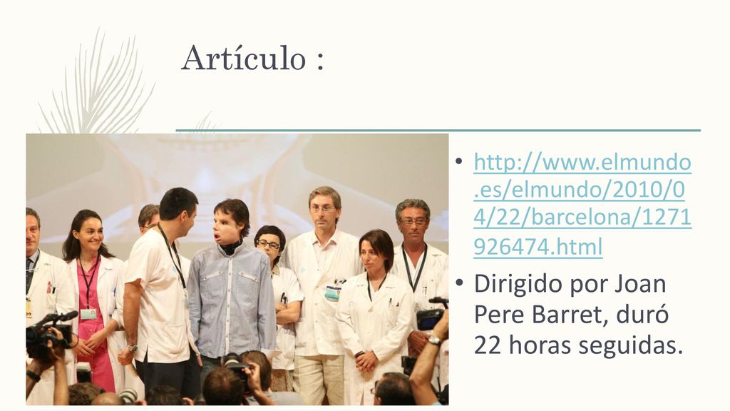 Artículo : Dirigido por Joan Pere Barret, duró 22 horas seguidas.