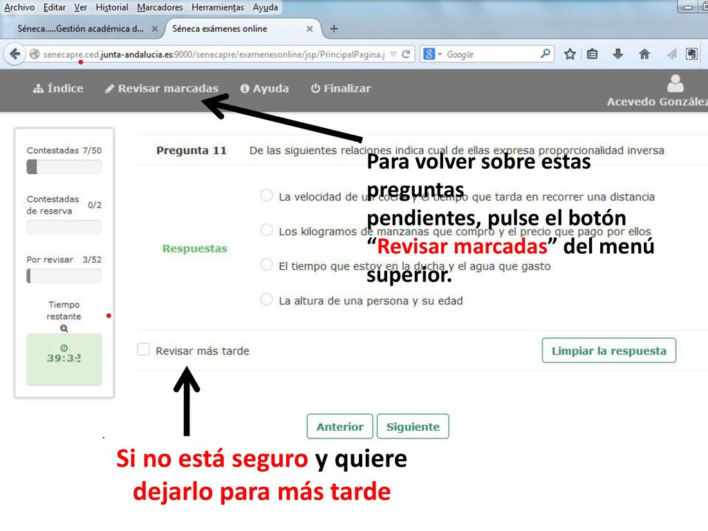 Si no está seguro y quiere dejarlo para más tarde