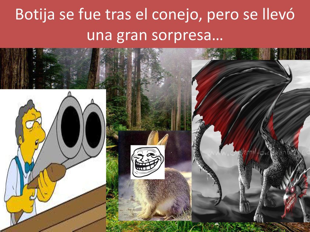 Botija se fue tras el conejo, pero se llevó una gran sorpresa…