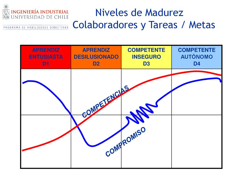 Niveles de Madurez Colaboradores y Tareas / Metas
