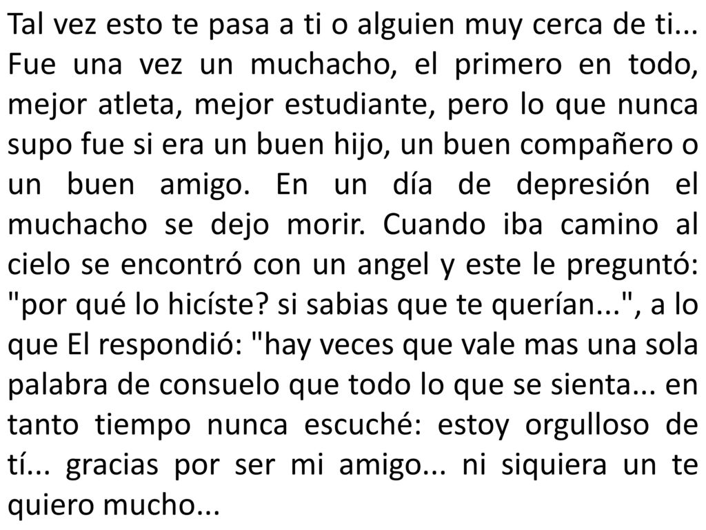 Tal vez esto te pasa a ti o alguien muy cerca de ti