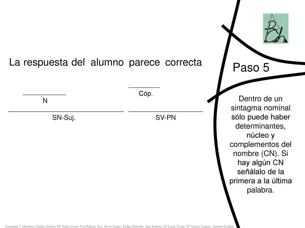 Paso 5 La respuesta del alumno parece correcta