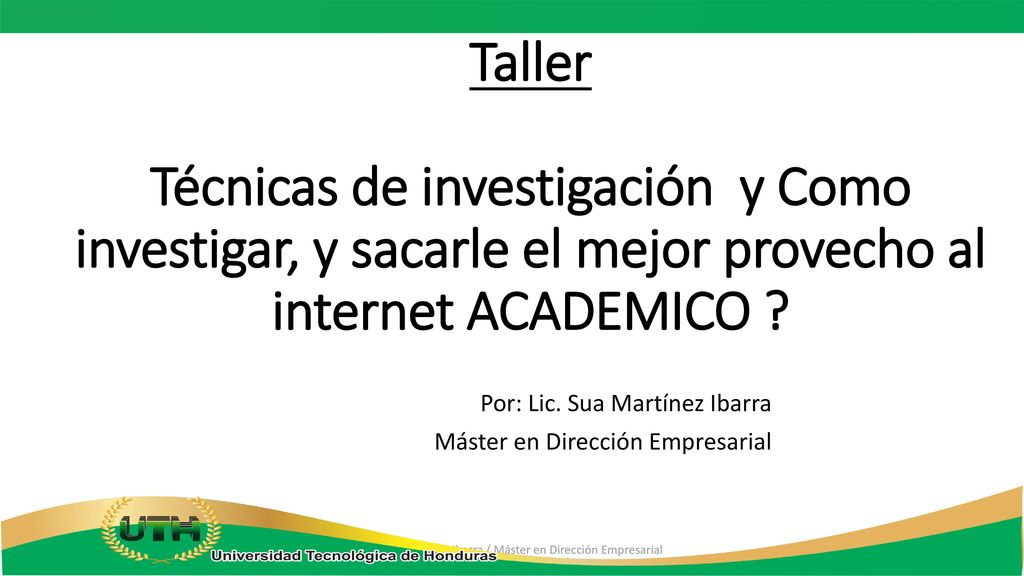 Por: Lic. Sua Martínez Ibarra Máster en Dirección Empresarial