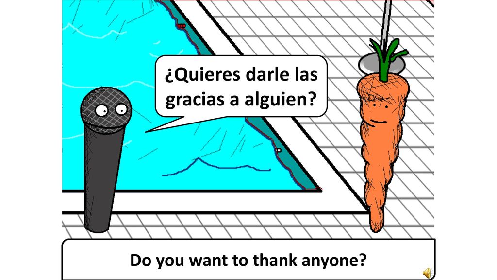 ¿Quieres darle las gracias a alguien Do you want to thank anyone