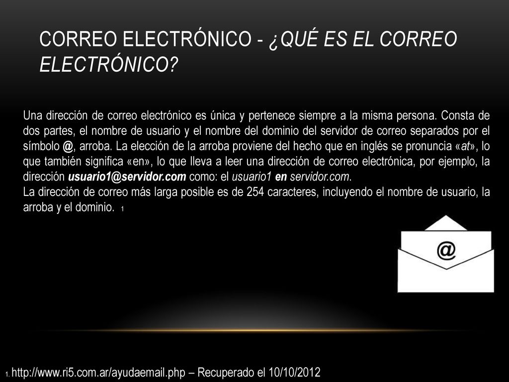 Correo electrónico - ¿Qué es el correo electrónico