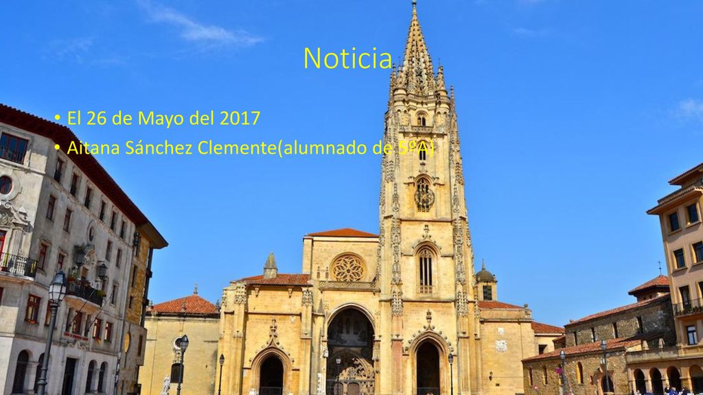 Noticia El 26 de Mayo del 2017 Aitana Sánchez Clemente(alumnado de 5ºA)