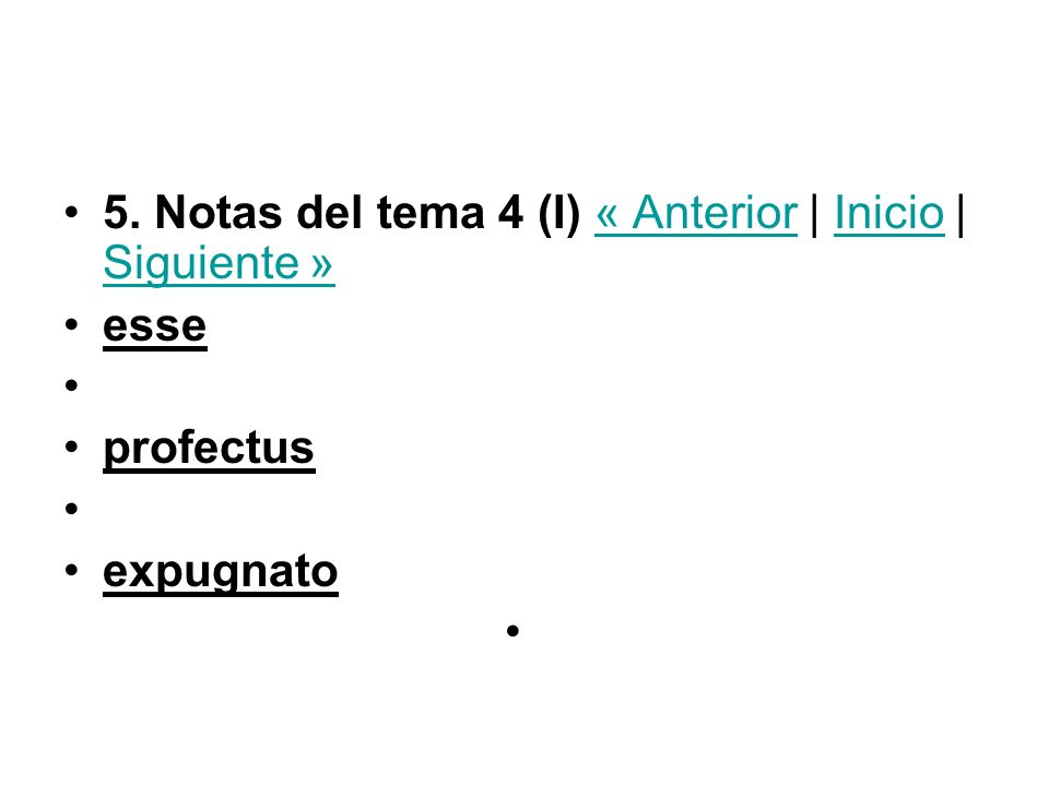 5. Notas del tema 4 (I) « Anterior | Inicio | Siguiente »