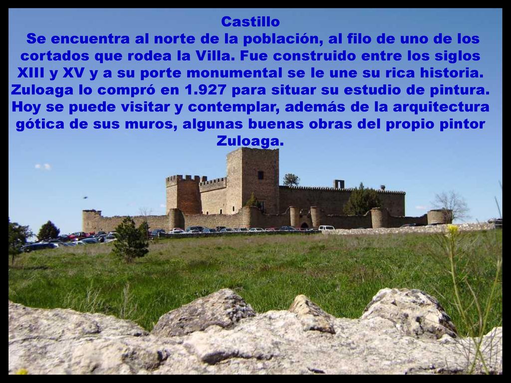 Castillo Se encuentra al norte de la población, al filo de uno de los cortados que rodea la Villa.