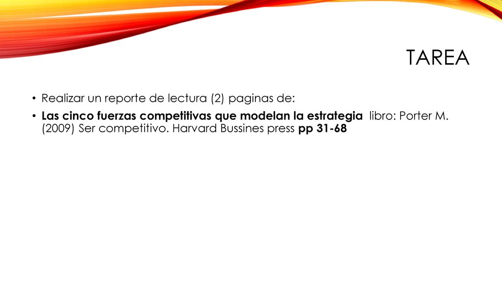 Tarea Realizar un reporte de lectura (2) paginas de: