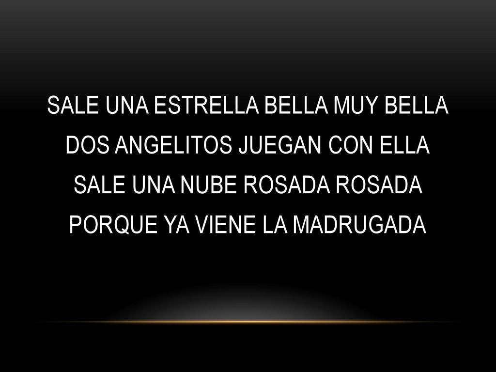SALE UNA ESTRELLA BELLA MUY BELLA DOS ANGELITOS JUEGAN CON ELLA SALE UNA NUBE ROSADA ROSADA PORQUE YA VIENE LA MADRUGADA