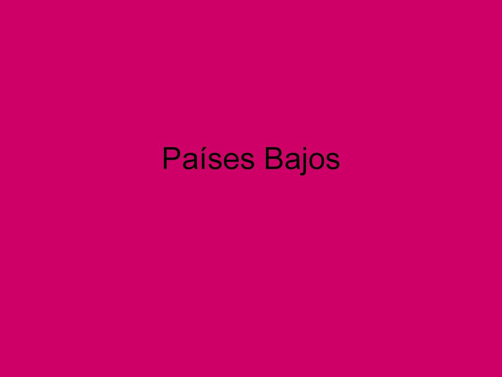 Países Bajos
