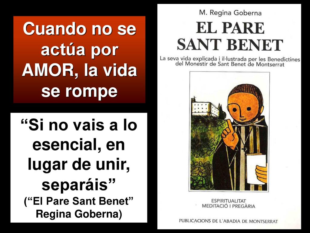 Cuando no se actúa por AMOR, la vida se rompe