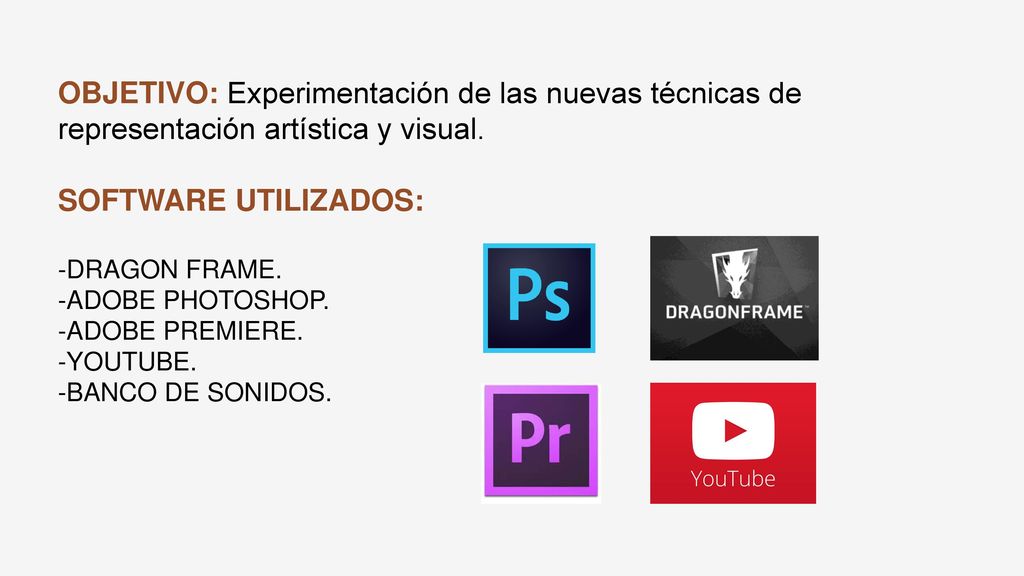 OBJETIVO: Experimentación de las nuevas técnicas de representación artística y visual.