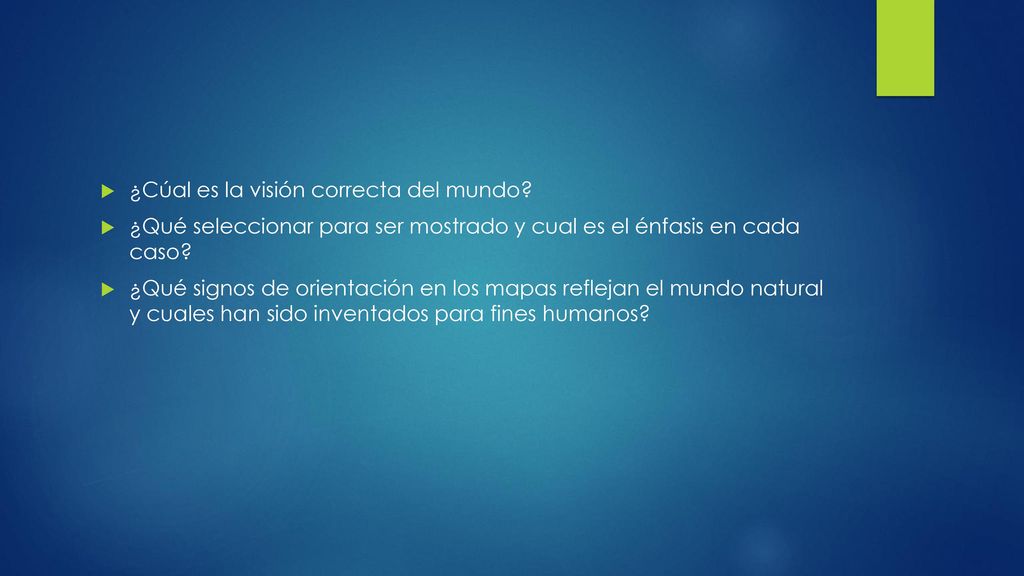 ¿Cúal es la visión correcta del mundo