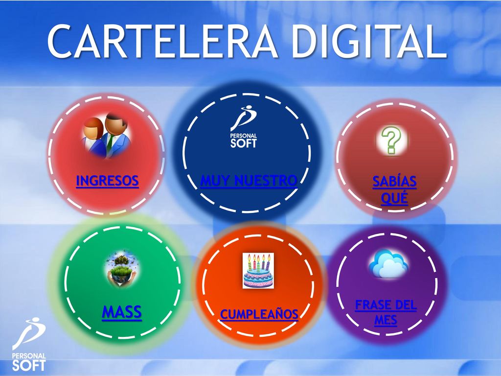 CARTELERA DIGITAL MASS MUY NUESTRO INGRESOS SABÍAS QUÉ FRASE DEL MES