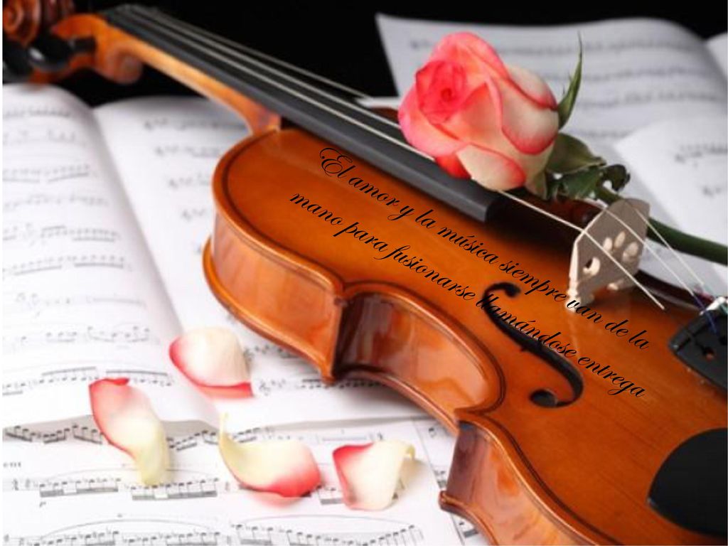 El amor y la música siempre van de la mano para fusionarse llamándose entrega