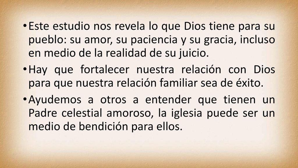 Este estudio nos revela lo que Dios tiene para su pueblo: su amor, su paciencia y su gracia, incluso en medio de la realidad de su juicio.