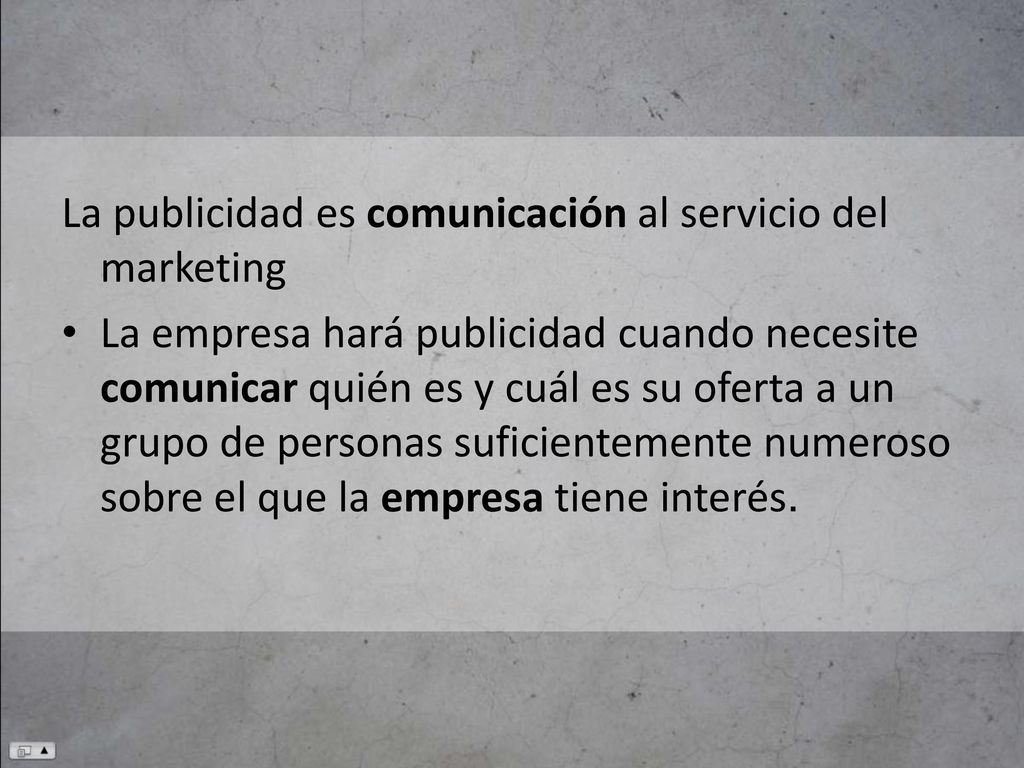 La publicidad es comunicación al servicio del marketing