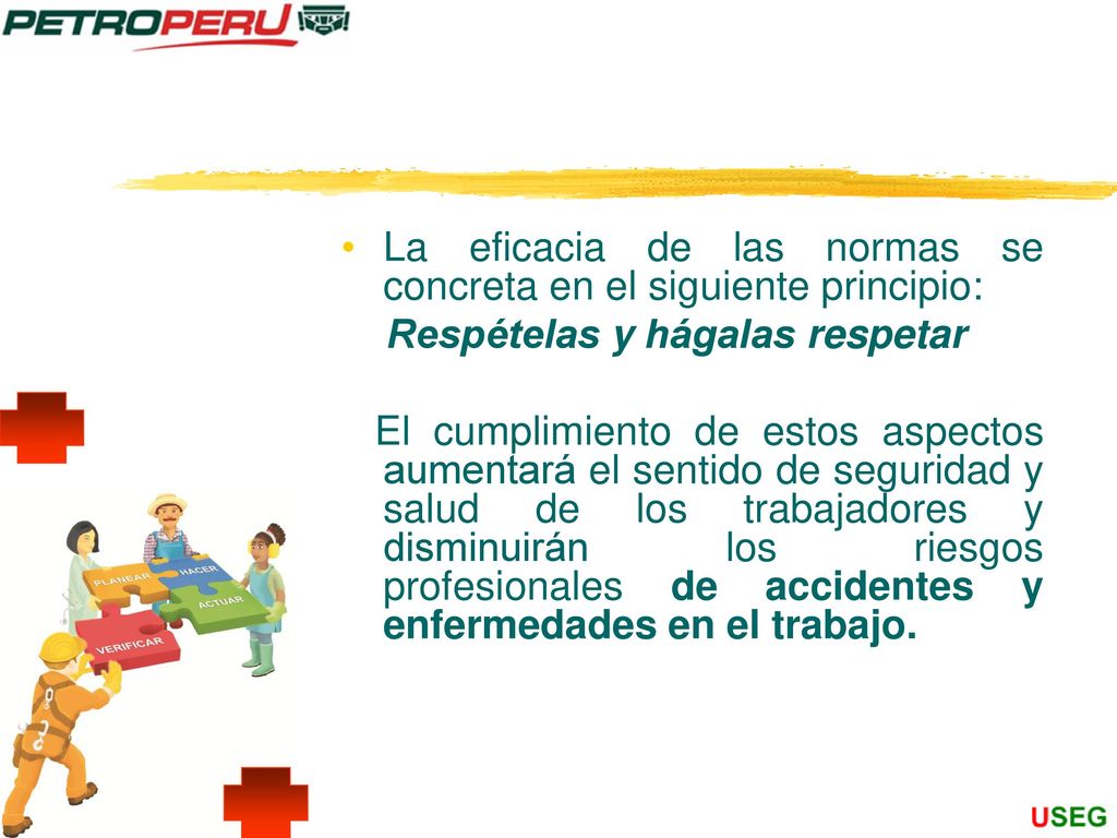La eficacia de las normas se concreta en el siguiente principio: