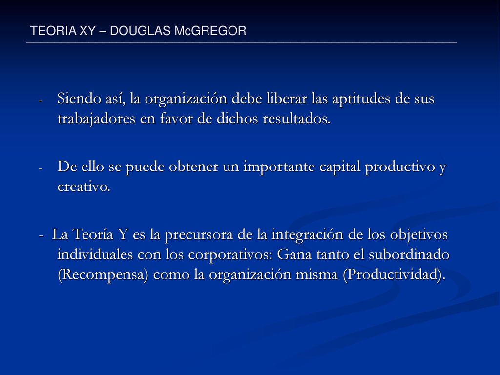 De ello se puede obtener un importante capital productivo y creativo.