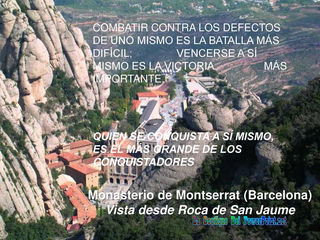 Monasterio de Montserrat (Barcelona) Vista desde Roca de San Jaume