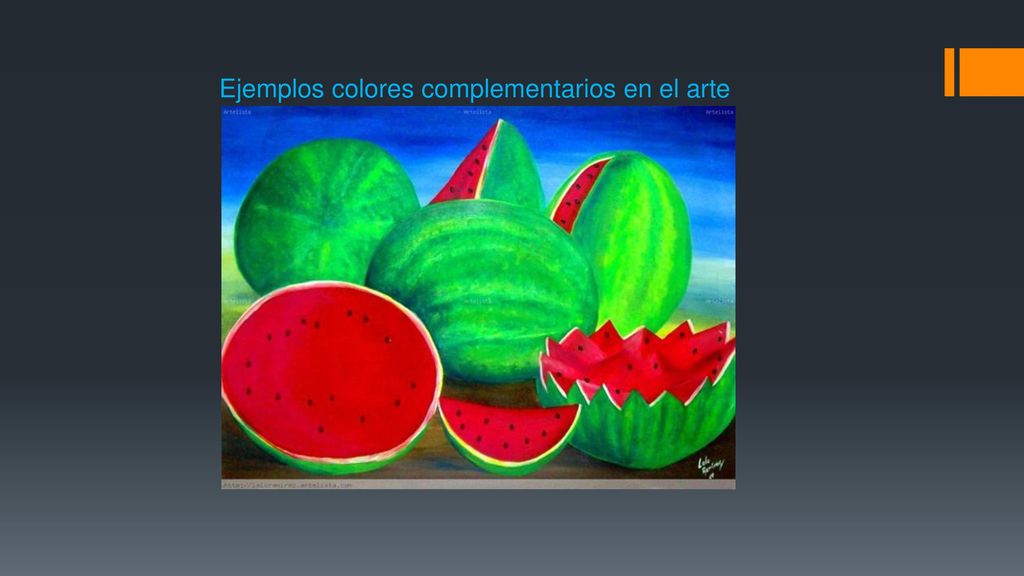 Ejemplos colores complementarios en el arte