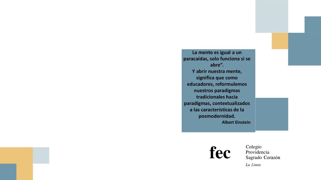 La mente es igual a un paracaídas, solo funciona si se abre .