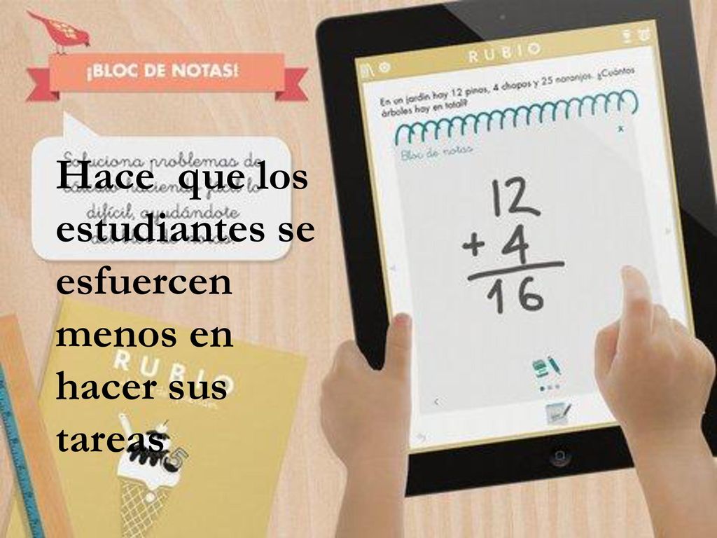 Hace que los estudiantes se esfuercen menos en hacer sus tareas