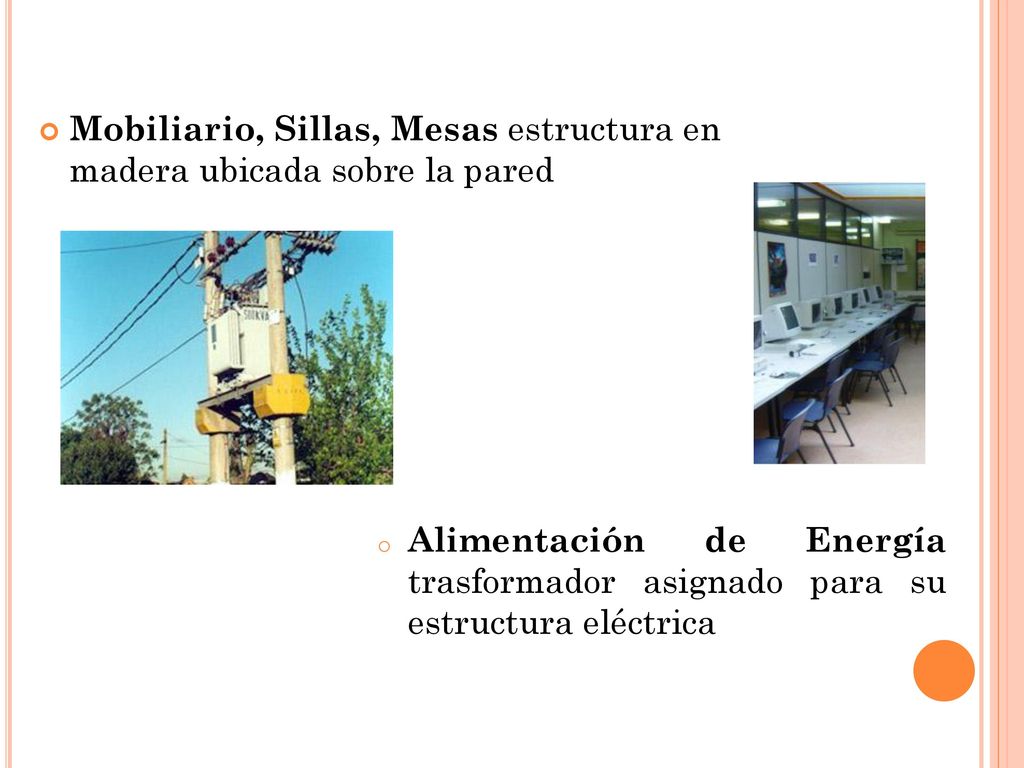 Mobiliario, Sillas, Mesas estructura en madera ubicada sobre la pared