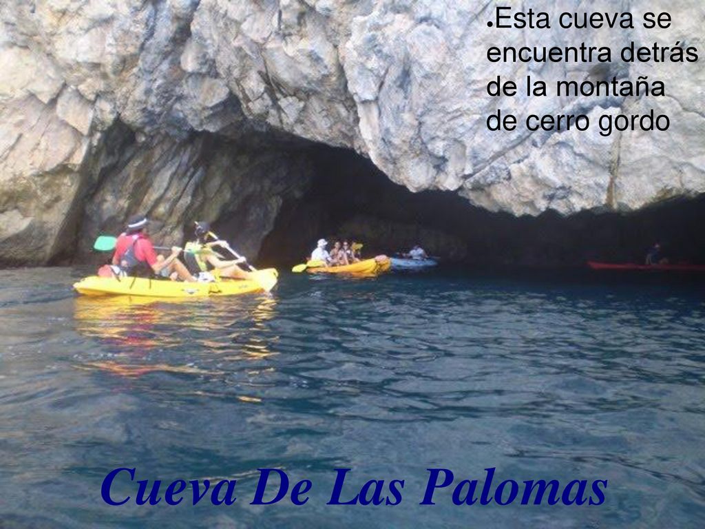 Esta cueva se encuentra detrás de la montaña de cerro gordo