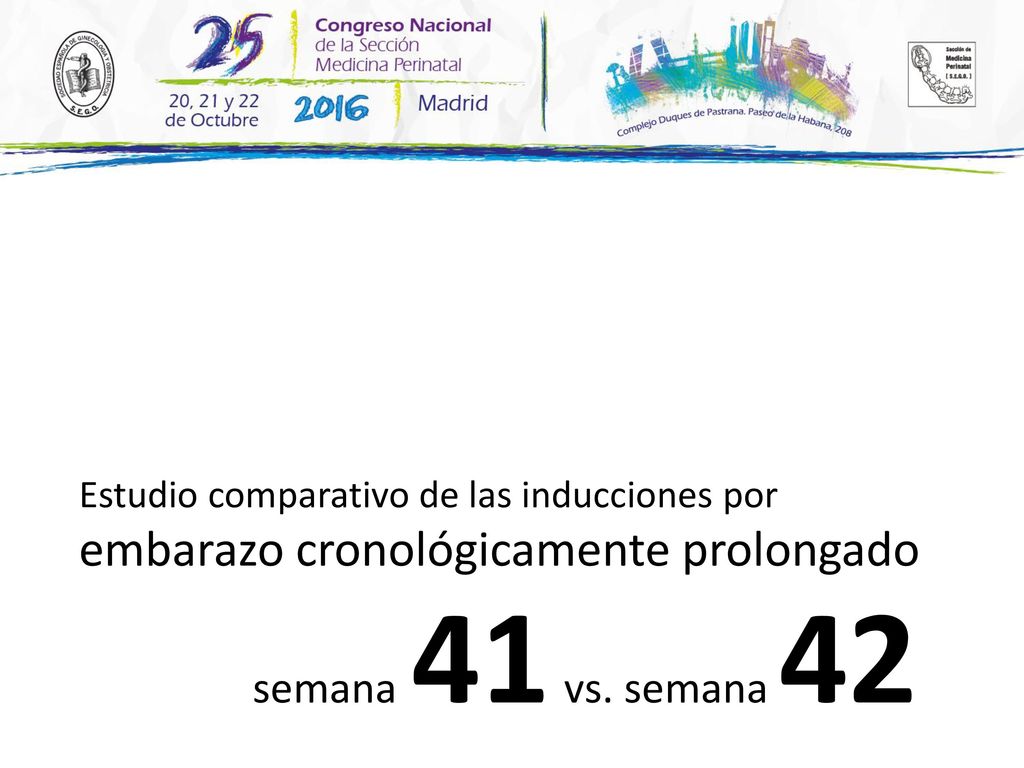 Estudio comparativo de las inducciones por embarazo cronológicamente prolongado