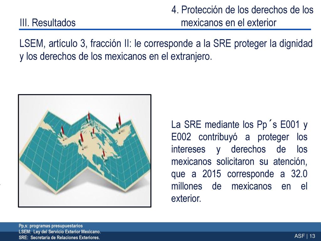 4. Protección de los derechos de los mexicanos en el exterior