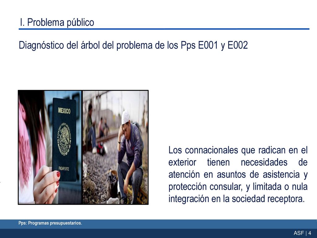 Diagnóstico del árbol del problema de los Pps E001 y E002