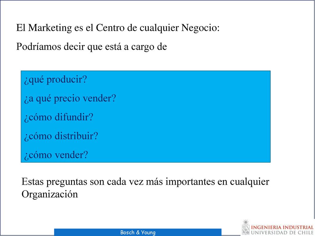 El Marketing es el Centro de cualquier Negocio: