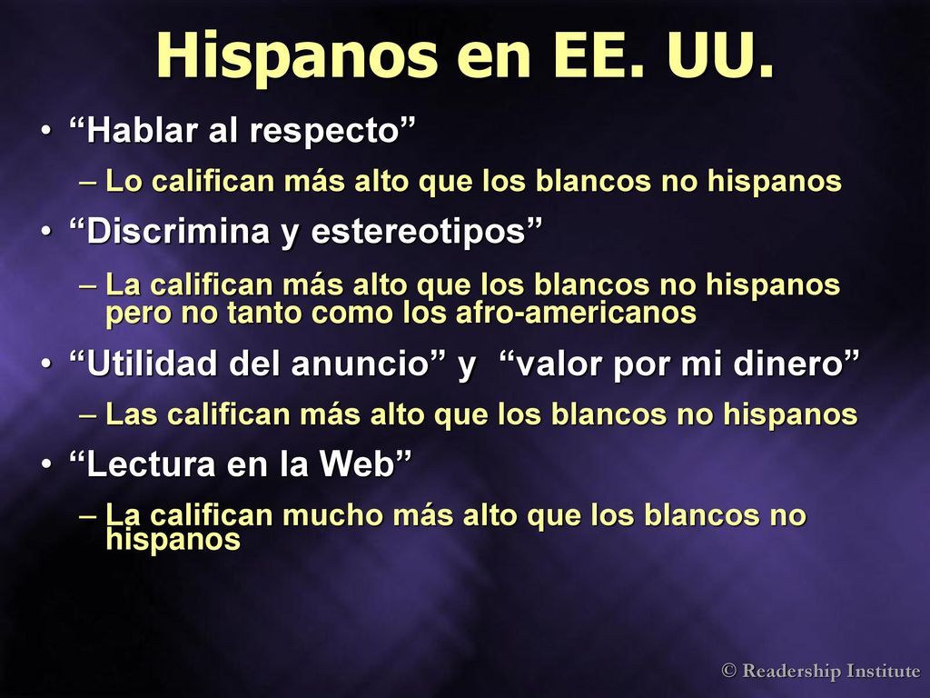 Hispanos en EE. UU. Hablar al respecto Discrimina y estereotipos