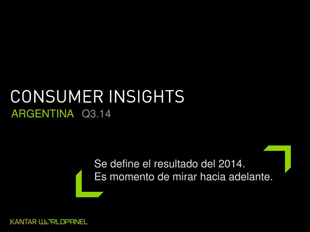 ARGENTINA Q3.14 Se define el resultado del Es momento de mirar hacia adelante.