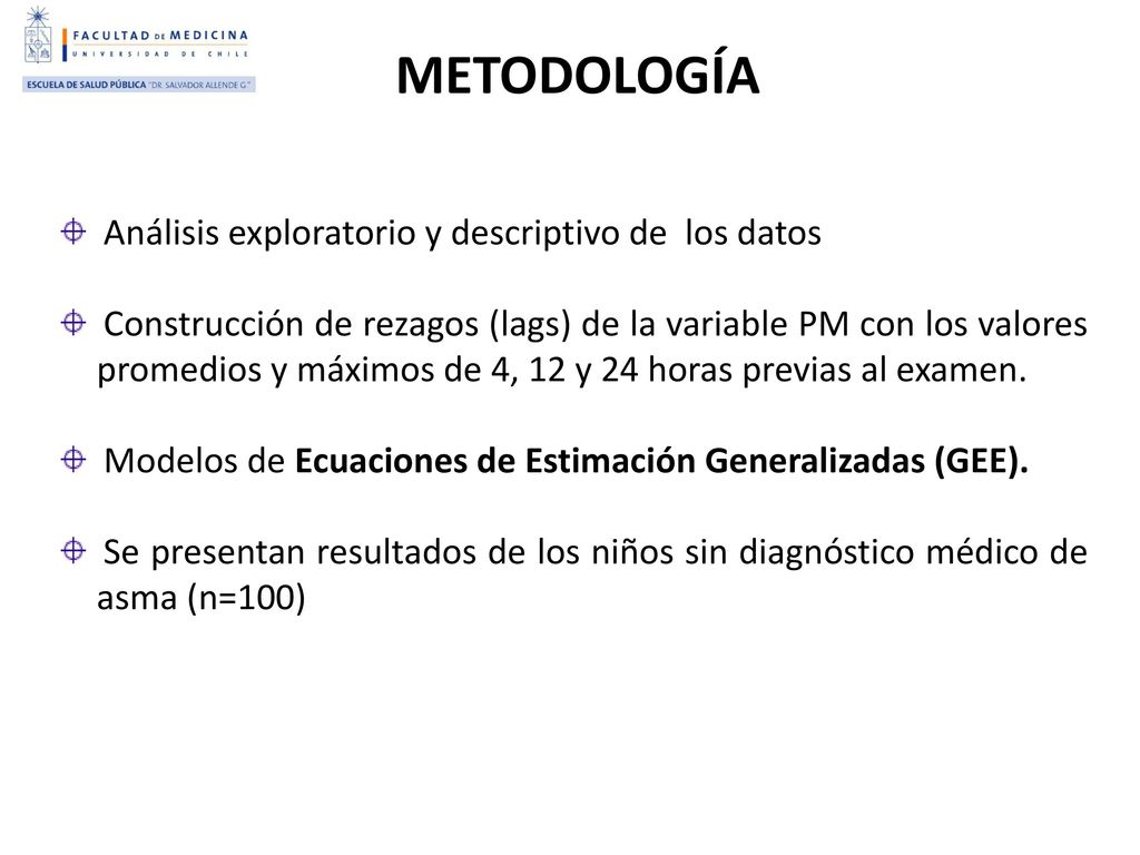 METODOLOGÍA Análisis exploratorio y descriptivo de los datos