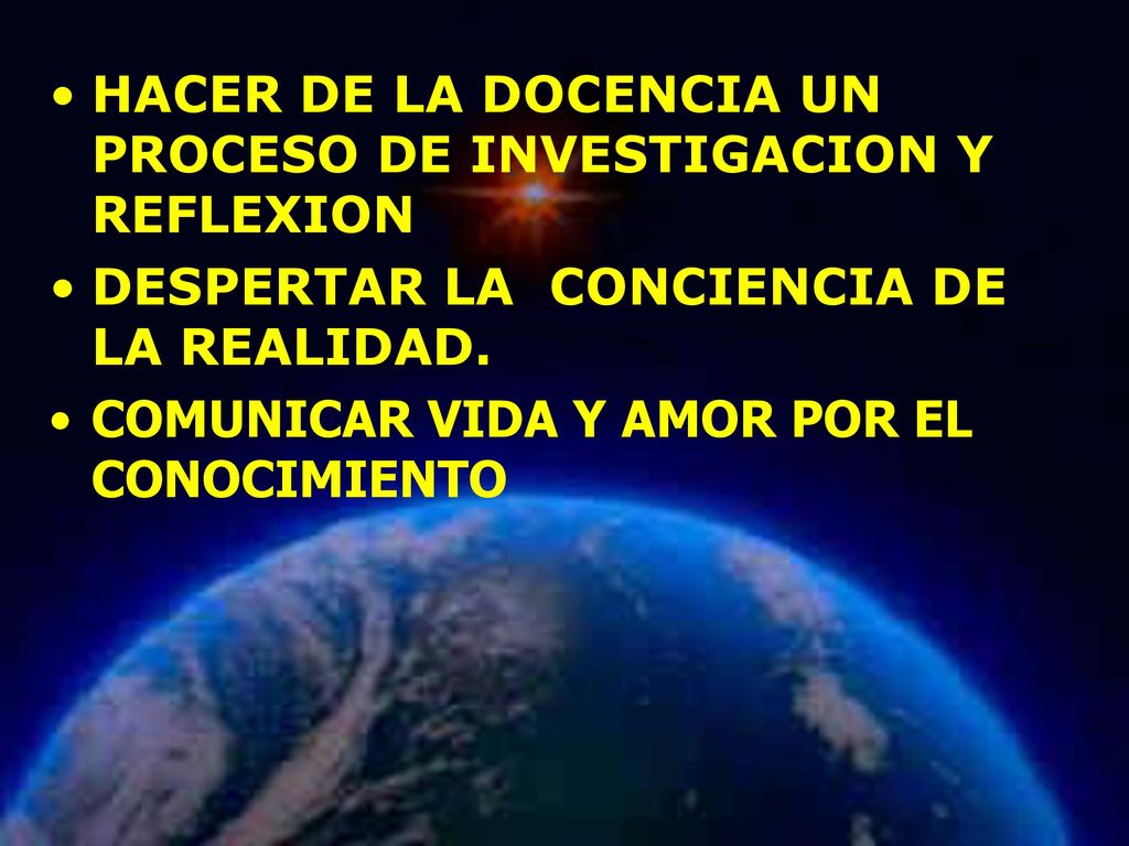 HACER DE LA DOCENCIA UN PROCESO DE INVESTIGACION Y REFLEXION