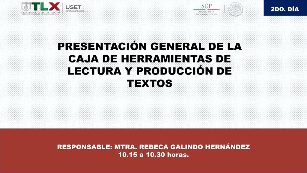 RESPONSABLE: MTRA. REBECA GALINDO HERNÁNDEZ